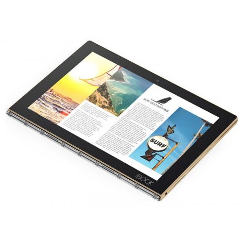 Купить Планшет Lenovo Yoga Book YB1-X91L 64GB (ZA0V0066UA) Gold - цена в Харькове, Киеве, Днепре, Одессе
в интернет-магазине Telemart фото