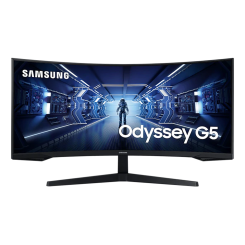 Уценка монитор Samsung 34" Odyssey G5 C34G55TWWI (LC34G55TWWIXCI) Black (Битые пиксели, 2шт., 601543)