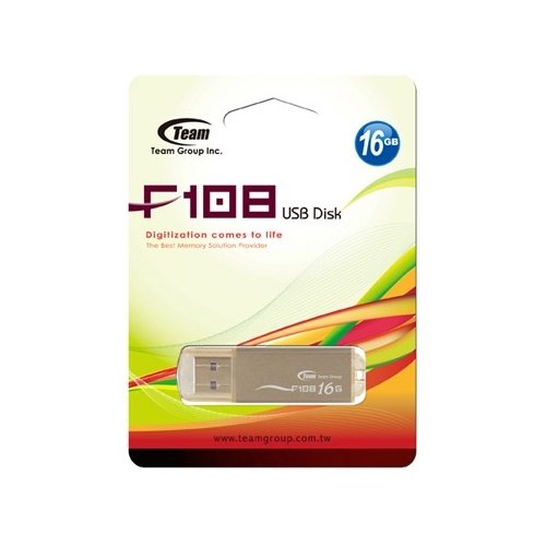 Купити Накопичувач Team F108 16GB USB 2.0 Brown (TF10816GN01) - ціна в Києві, Львові, Вінниці, Хмельницькому, Франківську, Україні | інтернет-магазин TELEMART.UA фото