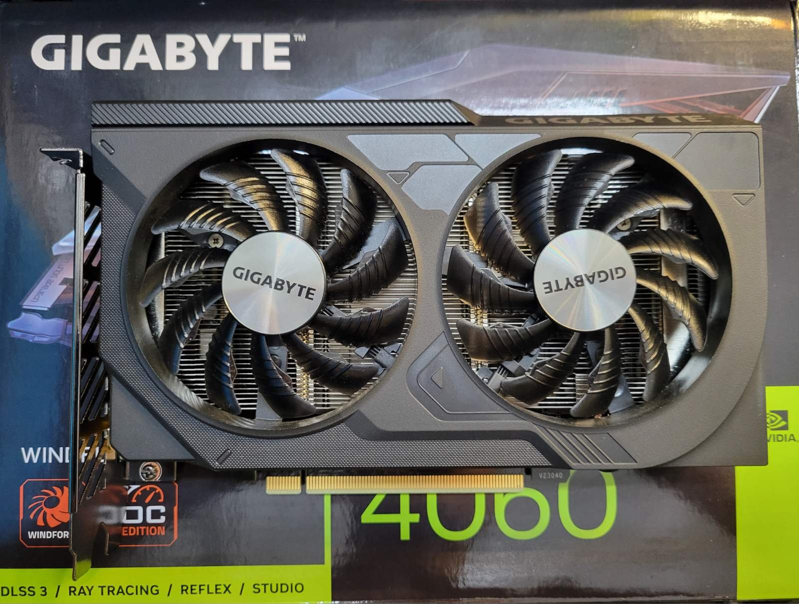 Купить Видеокарта Gigabyte GeForce RTX 4060 Windforce OC 8192MB  (GV-N4060WF2OC-8GD) (Восстановлено продавцом, 602724) с проверкой  совместимости: обзор, характеристики, цена в Киеве, Днепре, Одессе,  Харькове, Украине | интернет-магазин TELEMART.UA