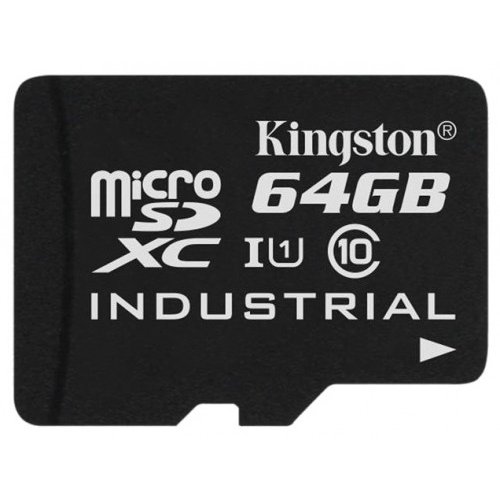 Купити Карта пам'яті Kingston microSDXC Industrial 64GB Class 10 UHS-I (без адаптера) (SDCIT/64GBSP) - ціна в Києві, Львові, Вінниці, Хмельницькому, Франківську, Україні | інтернет-магазин TELEMART.UA фото