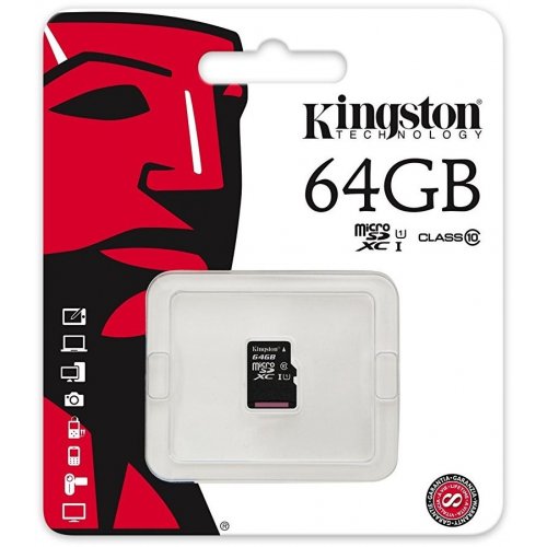 Купити Карта пам'яті Kingston microSDXC Industrial 64GB Class 10 UHS-I (без адаптера) (SDCIT/64GBSP) - ціна в Києві, Львові, Вінниці, Хмельницькому, Франківську, Україні | інтернет-магазин TELEMART.UA фото
