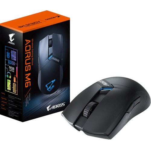 Купить Мышка Gigabyte AORUS M6 Black - цена в Харькове, Киеве, Днепре, Одессе
в интернет-магазине Telemart фото