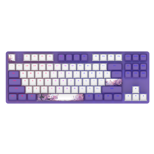 Фото Клавіатура Dark Project One 87 Violet Horizons ABS RGB Mech G3MS Sapphire (DPO87_GSH_DPUP_ANSI_EN) Violet/White