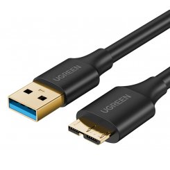 Кабель Ugreen US130 USB 3.0 to USB Micro-B 1m (10841) Black