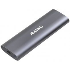 Зовнішня кишеня Maiwo K1689 for M.2 NVMe/SATA SSD to USB 3.1 Type-C (K1689) Dark Grey