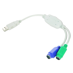 Адаптер Cablexpert USB to 2 х PS/2 0.3m (UAPS12) White