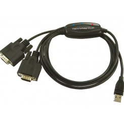 Кабель-перехідник Viewcon USB 2.0 to 2 x RS-232 1.4m (VE591) Black