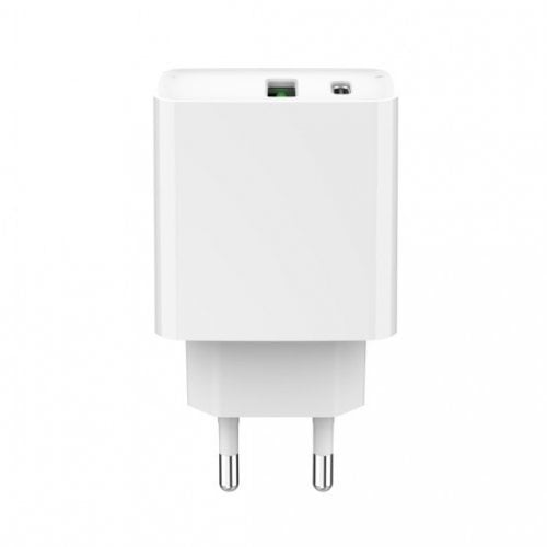 Купить Сетевое зарядное устройство Gembird USB + USB Type-C 20W (TA-UC-PDQC20-01-W) White - цена в Харькове, Киеве, Днепре, Одессе
в интернет-магазине Telemart фото