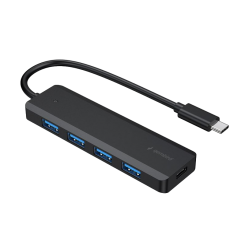 USB-хаб Gembird HUB 4 in 1 (UHB-CM-U3P4P-01) Black