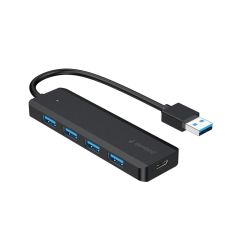 USB-хаб Gembird HUB 4 in 1 (UHB-U3P4P-02) Black