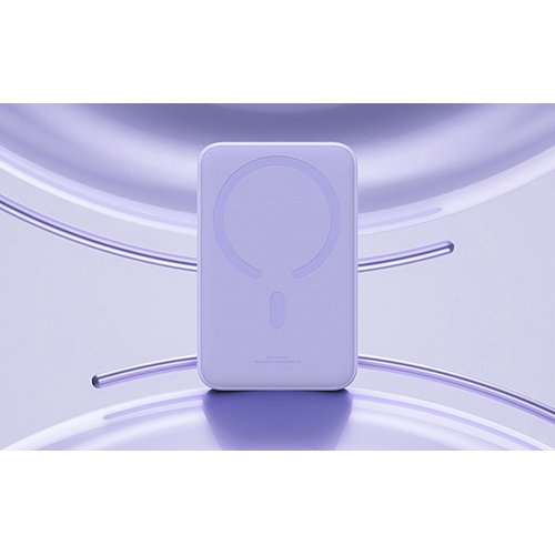 Купить Powerbank Baseus Magnetic Mini Wireless 20000mAh 20W (PPCX150005) Purple - цена в Харькове, Киеве, Днепре, Одессе
в интернет-магазине Telemart фото