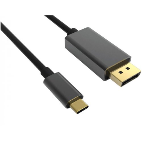 Купить Кабель Viewcon USB Type-C to DisplayPort 1.5m (TE392) - цена в Харькове, Киеве, Днепре, Одессе
в интернет-магазине Telemart фото