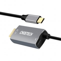Кабель Choetech USB Type-C to HDMI V2.0 1.8m (XCH-M180GY) Gray