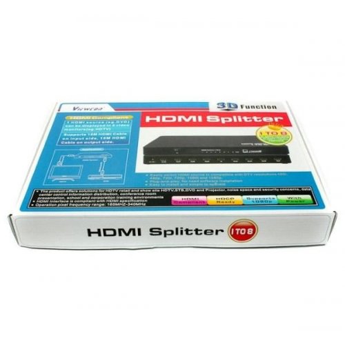 Купить Сплиттер Viewcon HDMI to 8 x HDMI (VE405) - цена в Харькове, Киеве, Днепре, Одессе
в интернет-магазине Telemart фото