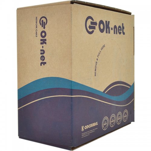 Купить Кабель вита пара OK-Net FTP, CAT5e 305m CU (49559) - цена в Харькове, Киеве, Днепре, Одессе
в интернет-магазине Telemart фото