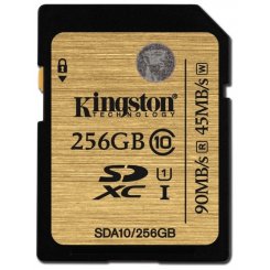 Карта пам'яті Kingston SDXC 256GB Class 10 UHS-1 U1 (SDA10/256GB)