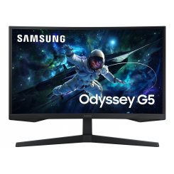 Уцінка монітор Samsung 32" Odyssey G5 S32CG550 (LS32CG550EIXCI) Black (Биті пікселі, 2шт., 605126)