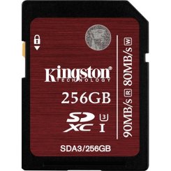 Карта памяти Kingston SDXC Ultimate 256GB UHS-I U3 (SDA3/256)