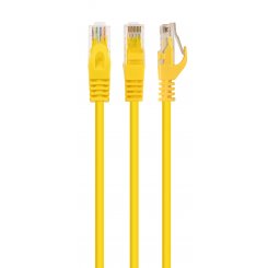 Патч-корд Cablexpert UTP, RJ45, Cat6 1.5m (PP6U-1.5M/Y) Yellow