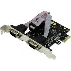 Контроллер Value PCI-E x1 to 2 x RS232 9-pin (B00623)
