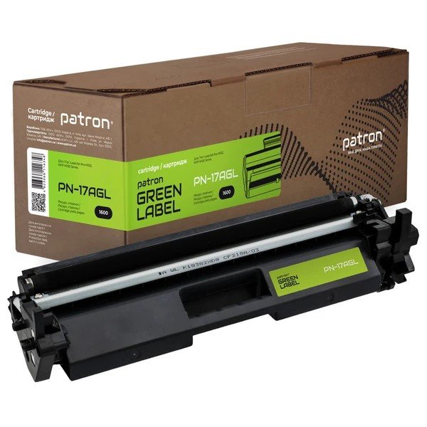Купить Картридж Patron Green Label HP CF217A (PN-17AGL) Black - цена в ...