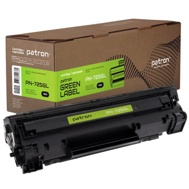 Купить Картридж Patron Green Label Canon 725 (PN-725GL) Black - цена в ...