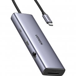 USB-хаб Ugreen CM498 Type-C 9 in 1 (15375) Grey