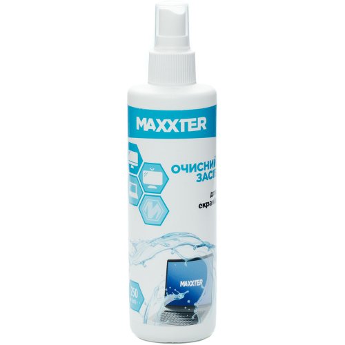 Купить Чистящий спрей для экранов Maxxter Liquid Cleaning 250ml (CS-SCR250-01) - цена в Харькове, Киеве, Днепре, Одессе
в интернет-магазине Telemart фото