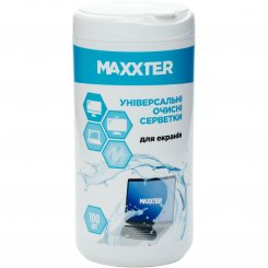 Очисні серветки для екранів/моніторів Maxxter Cleaning Wipes 100pcs (CW-SCR100-01)