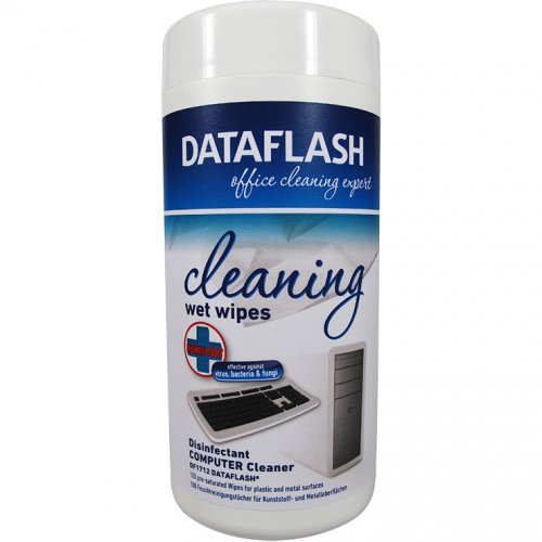Купить Чистящие салфетки DataFlash Cleaning Wipes 100pcs (DF1712) - цена в Харькове, Киеве, Днепре, Одессе
в интернет-магазине Telemart фото