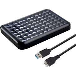 Кишеня зовнішня Dynamode 2.5" SATA to USB 3.0 (DM-CAD-25318) Black