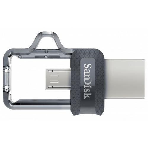Купить Накопитель SanDisk Ultra Dual 128GB USB 3.0/OTG Black (SDDD3-128G-G46) - цена в Харькове, Киеве, Днепре, Одессе
в интернет-магазине Telemart фото