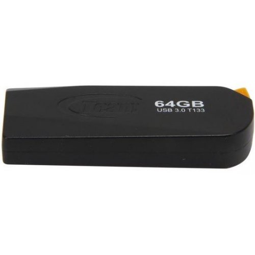 Купить Накопитель Team T133 64GB USB 3.0 Black (TT13364GB01) - цена в Харькове, Киеве, Днепре, Одессе
в интернет-магазине Telemart фото