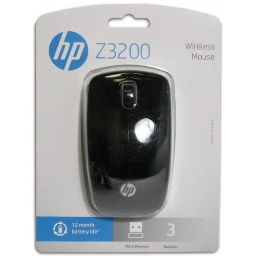 Купити Миша HP Z3200 WL (J0E44AA) Black - ціна в Києві, Львові, Вінниці, Хмельницькому, Франківську, Україні | інтернет-магазин TELEMART.UA фото