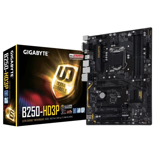 Продати Материнська плата Gigabyte GA-B250-HD3P (s1151, Intel B250) за Trade-In у інтернет-магазині Телемарт - Київ, Дніпро, Україна фото