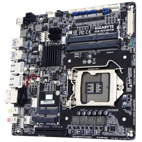 Продати Материнська плата Gigabyte GA-H110TN (s1151, Intel H110) за Trade-In у інтернет-магазині Телемарт - Київ, Дніпро, Україна фото