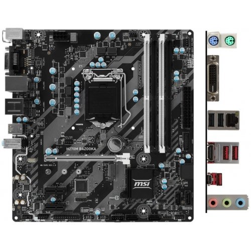 Продати Материнська плата MSI H270M BAZOOKA (s1151, Intel H270) за Trade-In у інтернет-магазині Телемарт - Київ, Дніпро, Україна фото