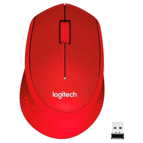 Миша Logitech M330 Silent Plus (910-004911) Red купити в Україні | Telemart фото