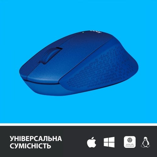 Купить Мышка Logitech M330 Silent Plus (910-004910) Blue - цена в Харькове, Киеве, Днепре, Одессе
в интернет-магазине Telemart фото