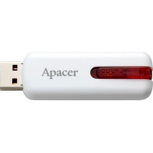 Купить Накопитель Apacer AH326 64GB USB 2.0 White (AP64GAH326W-1) - цена в Харькове, Киеве, Днепре, Одессе
в интернет-магазине Telemart фото
