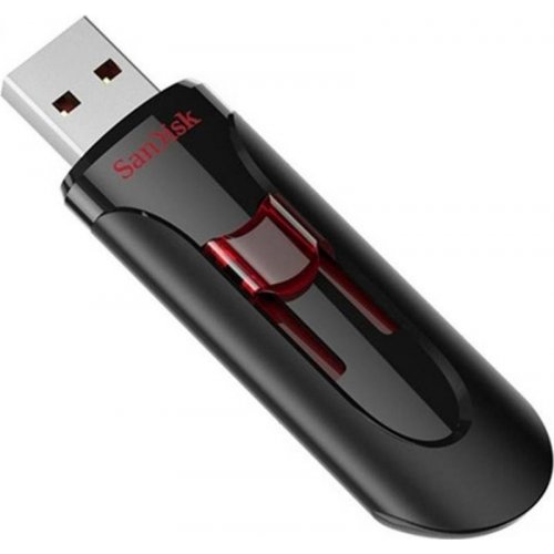 Купити Накопичувач SanDisk Cruzer Glide 256GB USB 3.0 Black (SDCZ600-256G-G35) - ціна в Києві, Львові, Вінниці, Хмельницькому, Франківську, Україні | інтернет-магазин TELEMART.UA фото