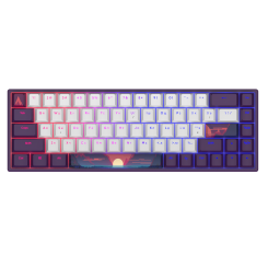Клавіатура Dark Project 68 Sunrise PBT RGB Mech G3MS Sapphire (DPP68_GSH_SUNR_ANSI_UA) Violet/White