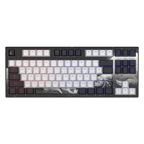 Photo Keyboard Dark Project 87 Ink PBT RGB Mech G3MS Sapphire (DPP87_GSH_INK_ANSI_UA) Black/White
