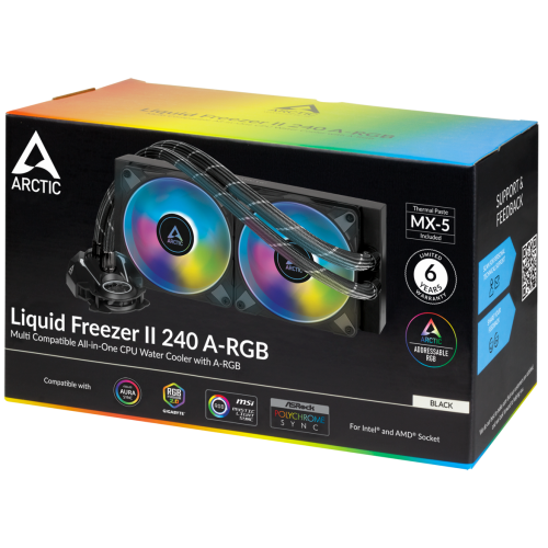 Продати Готова СВО Arctic Liquid Freezer II 240 A-RGB (ACFRE00093A) (Відновлено продавцем, 609258) за Trade-In у інтернет-магазині Телемарт - Київ, Дніпро, Україна фото