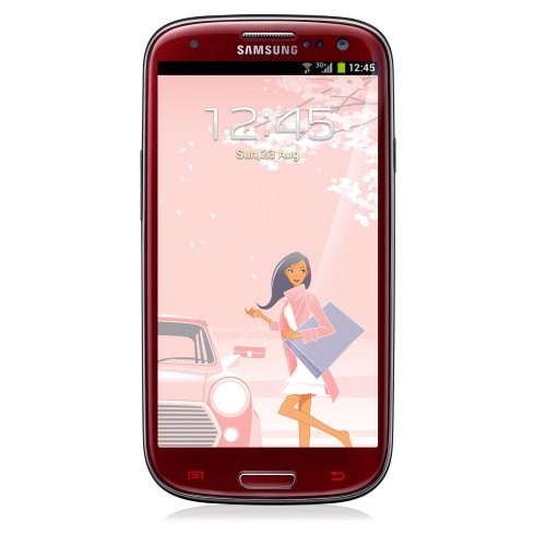 Купить Смартфон Samsung Galaxy S III I9300 Garnet Red La Fleur - цена в Харькове, Киеве, Днепре, Одессе
в интернет-магазине Telemart фото