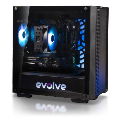 Комп'ютер EVOLVE CyberPart Silver H+ (EVCP-SHR560N406-D432S1TBKDK) Black/Dark купити в Україні: Київ, Львів, Хмельницький, Тернопіль | Низька ціна, відгуки, характеристики від TELEMART фото