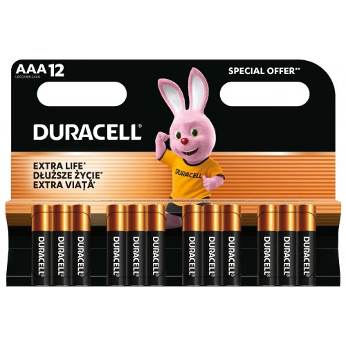 Батарейки Duracell AAA (LR03) MN2400 12 шт. (81545432) купити в Україні | Telemart фото