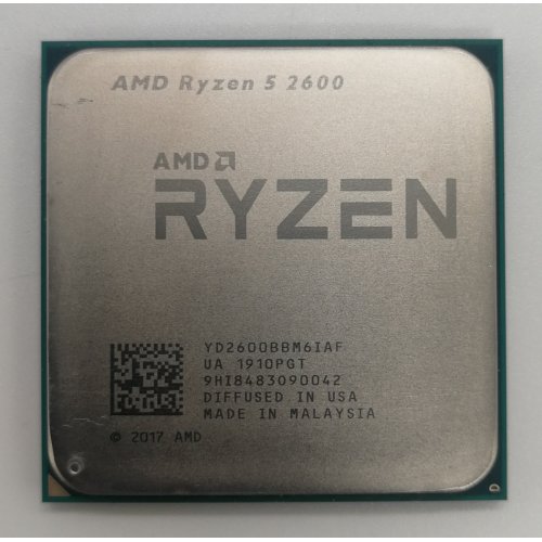 Купить Процессор AMD Ryzen 5 2600 3.4(3.9)GHz 16MB sAM4 Tray (YD2600BBM6IAF) (Восстановлено продавцом, 611430) с проверкой совместимости: обзор, характеристики, цена в Киеве, Днепре, Одессе, Харькове, Украине | интернет-магазин TELEMART.UA фото