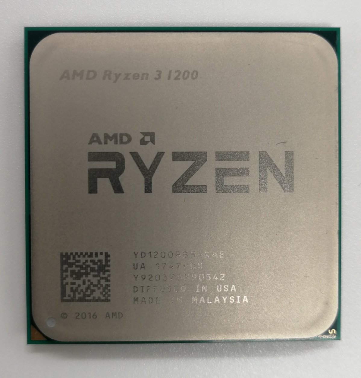 Купить Процессор AMD Ryzen 3 1200 3.1(3.4)GHz sAM4 Tray (YD1200BBM4KAE)  (Восстановлено продавцом, 611434) с проверкой совместимости: обзор,  характеристики, цена в Киеве, Днепре, Одессе, Харькове, Украине |  интернет-магазин TELEMART.UA